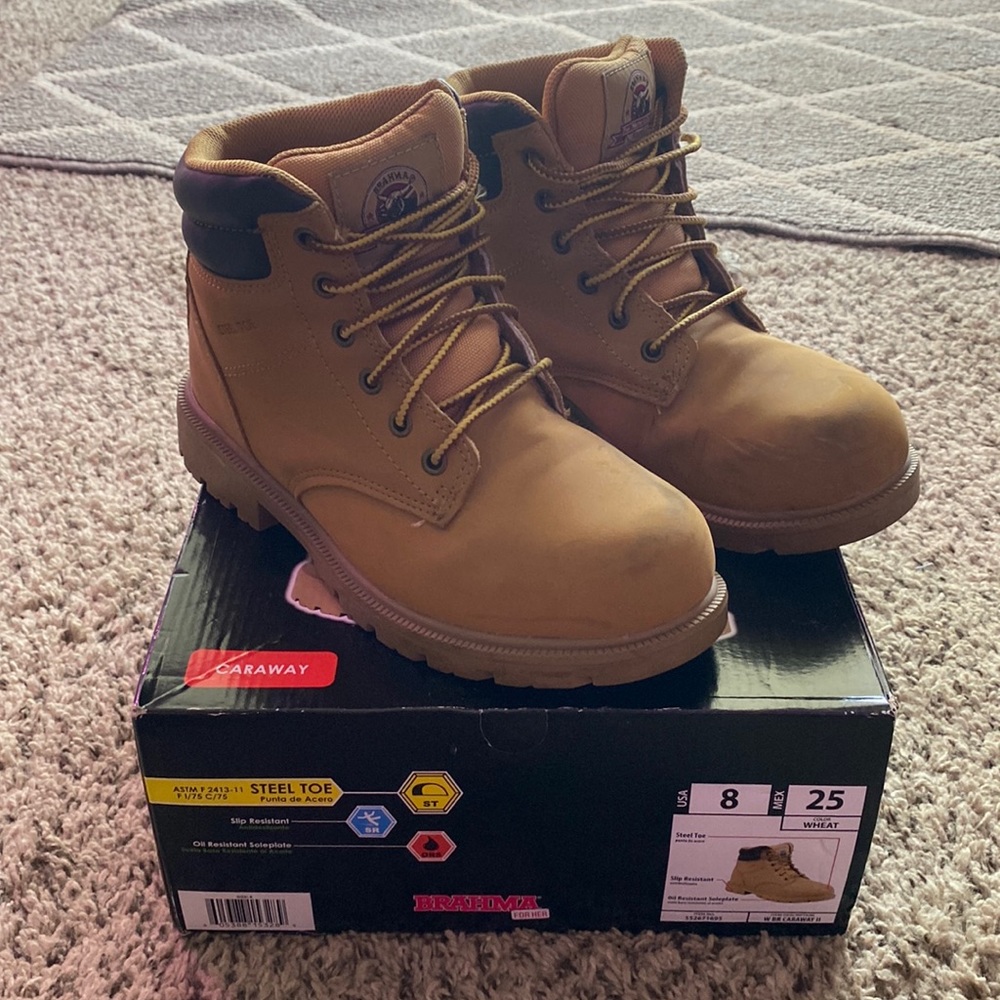 Brahma Steel Toe Boots Women’s size 8